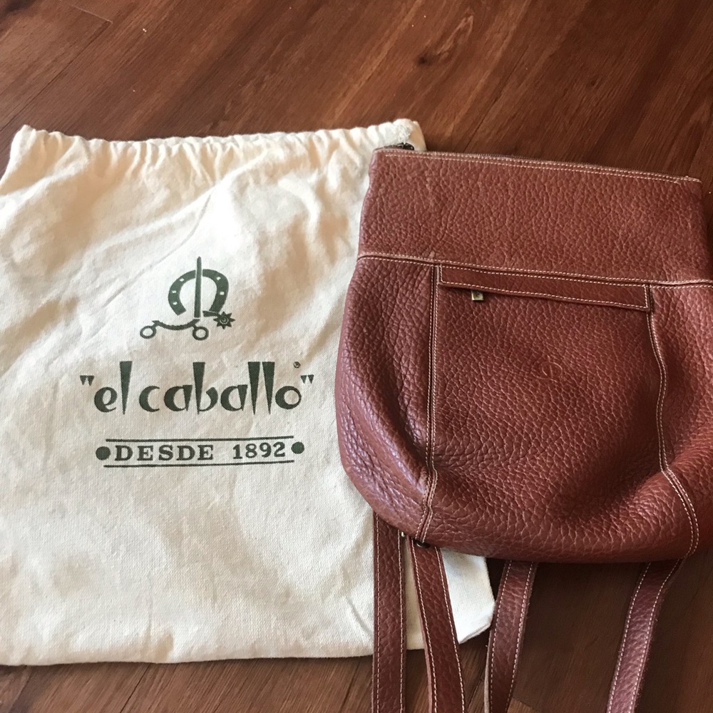 Classic El Caballo leather bag